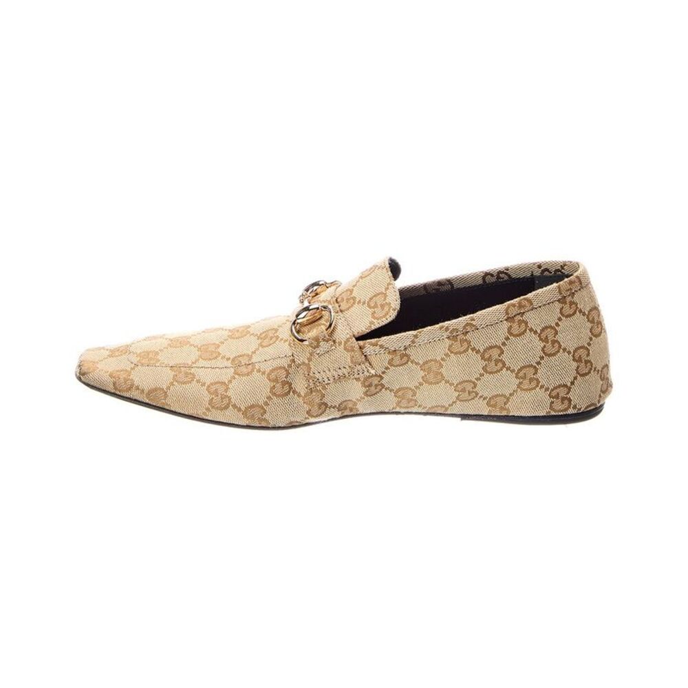 Gucci Ragazzo Gg Supreme Canvas & Leather Loafer, Brown - Picture 2 of 5
